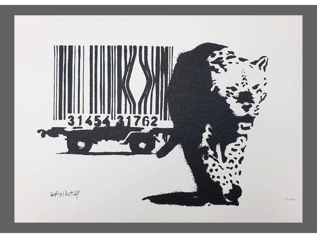Banksy - Barcode Leopard - Lithographie