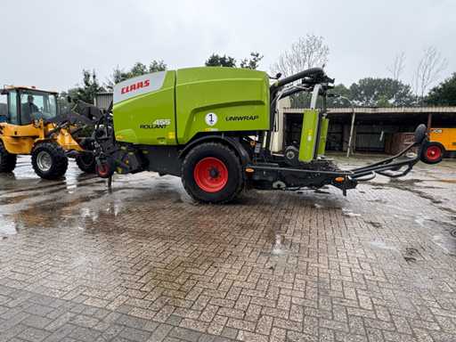 CLAAS ROLLANT 455 UNIWRAP round baler - with integrated wrapping unit