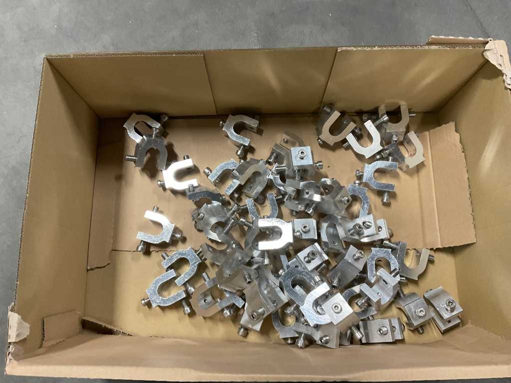 Batch of 50 pieces of mounting clamps for solar panels