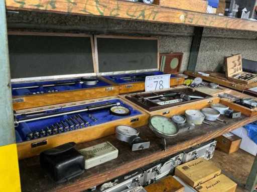 Assortment of measuring equipment