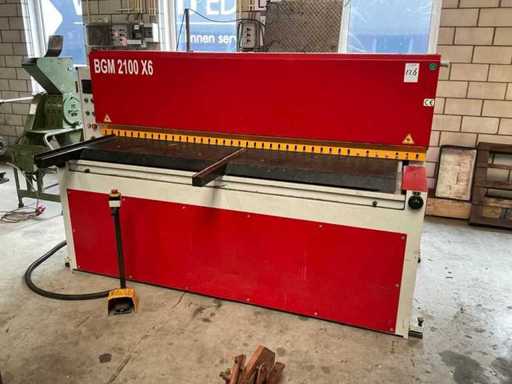 Cisaillement guillotine BGM2100x6