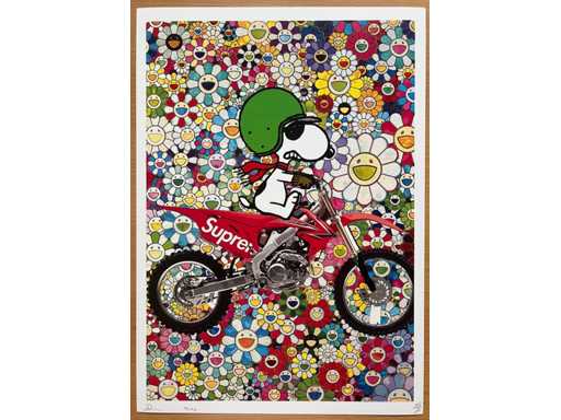 DEATH NYC : Supreme Snoopy Moto & Murakami Flowers