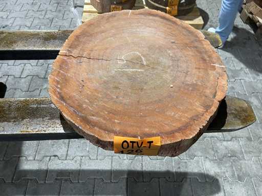 Rosewood schijf, Dikte 80mm, Ø 550mm