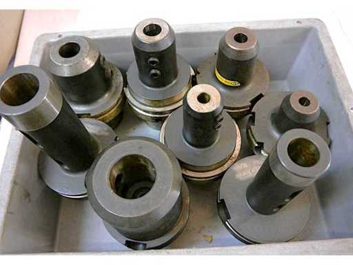 Walter - Assortiment de montures HSK-A-100 (Weldon + MK) (8x)