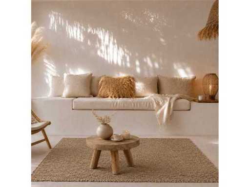 4shine - Zeegras vloerkleed 160x230 cm – rechthoekig vloerkleed – 4shine - Carpet (5x)