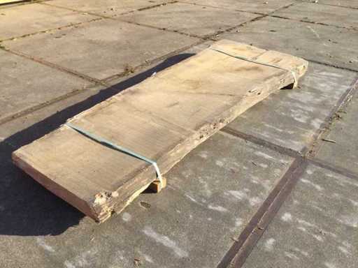 Boomstam Tafelblad eiken 2840x850x95mm