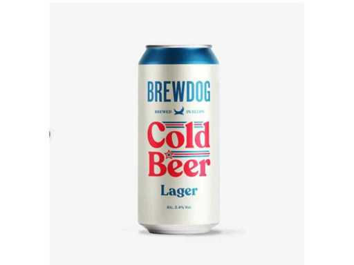 BrewDog Cold Beer (Gluten Free) 3.4% Lager 4 Pack (25x)