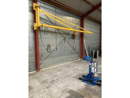 Grue à bras pivotant 6 mtr. 500kg