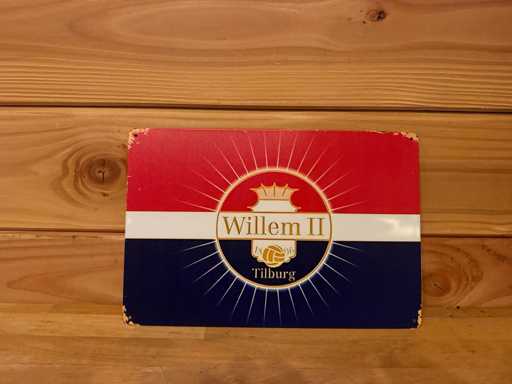 Metalen reclamebord 30x20cm