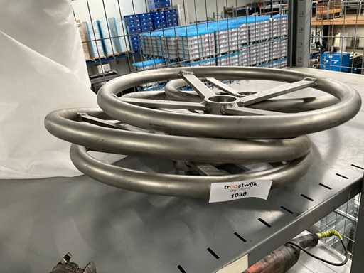 Stainless steel handwheel (4x)