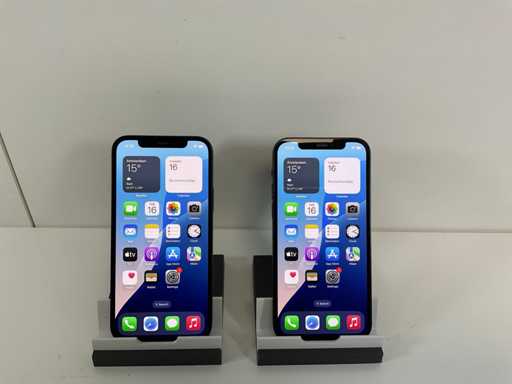 Apple iPhone 12 - 128 GB - Black (2x)