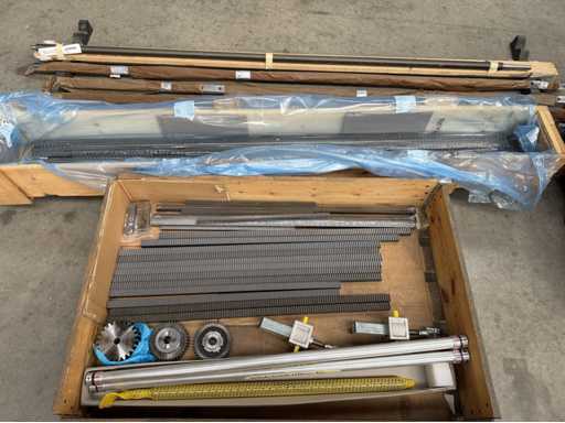   Crémaillères de lots + engrenages