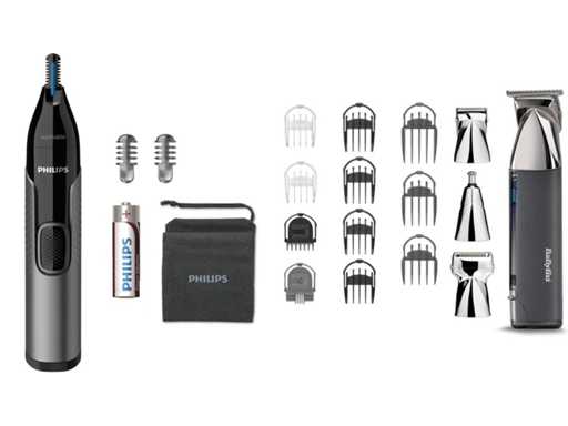 Philips Series 3000 NT3650/16 trimmer + BaByliss Super-X Metal 15-in-1 Multigroom MT996E - Hair Clipper
