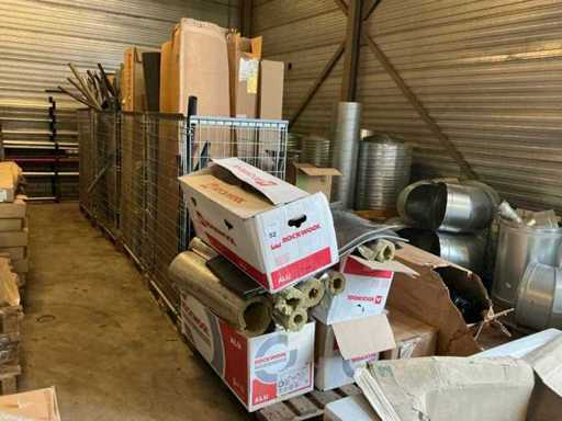 Pipe insulation and ventilation duct parts