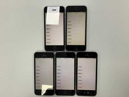 Apple - Phone 5s 16GB Space Gray (5x)