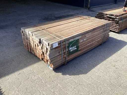 Azobè Paal Hardhout 50x50x2000mm (200x)
