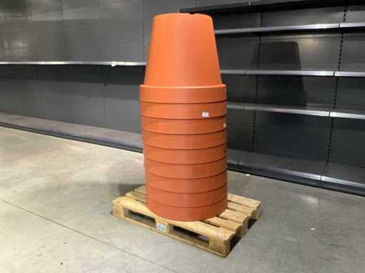 Pot de fleurs en terre cuite (9x)