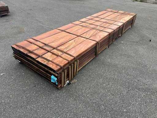 Angelim Vermelho Hardhout plank (65x)