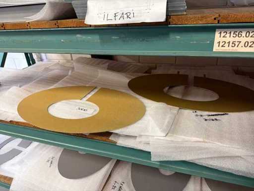 Disques métalliques à conception par lots pour lampe pendante / lustre (10x)