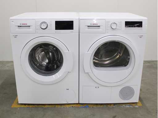 Bosch Series|6 i-Dos EcoSilence Drive Washing Machine & Bosch Series|4 Tumble Dryer
