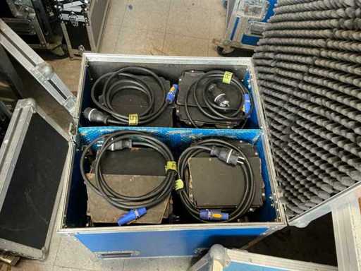 Farul cu lentilă în trepte de 1KW în carcasă (6x)