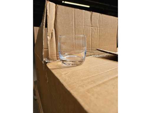 Set of 490 water/wishky glasses 33 CL - new packed (490x)