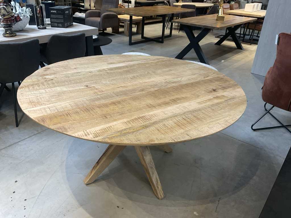 Solid Mango dining room table new