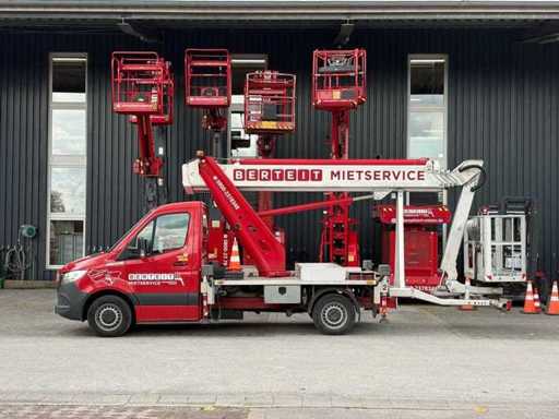 25m truck-mounted boom lift Multitel MJE 250 on Mercedes Sprinter - 2021