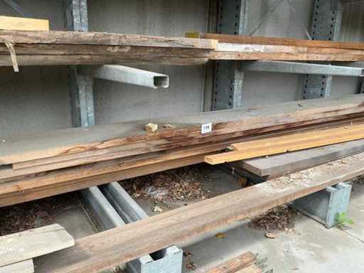 Hardhouten balken (12x)