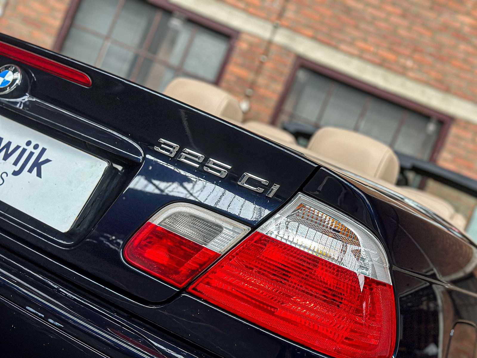 BMW 325Ci Executive 192pk 2002 (Origineel-NL) 3-serie Cabriolet (Hardtop + Softtop), 11-JP-PG