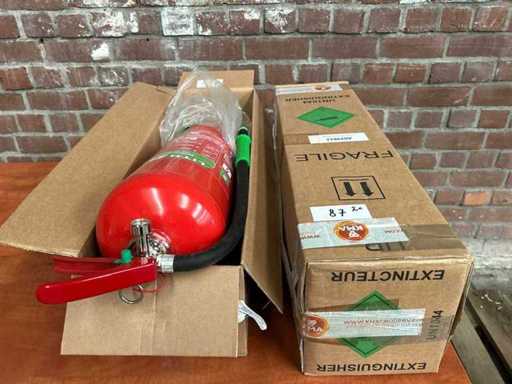 Stingător de incendiu litiu-ion de 6 litri (2x)