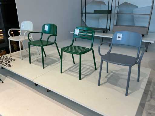 Lensvelt « Stefan Scholten » Loop Chair Chaise Perfo (4x)