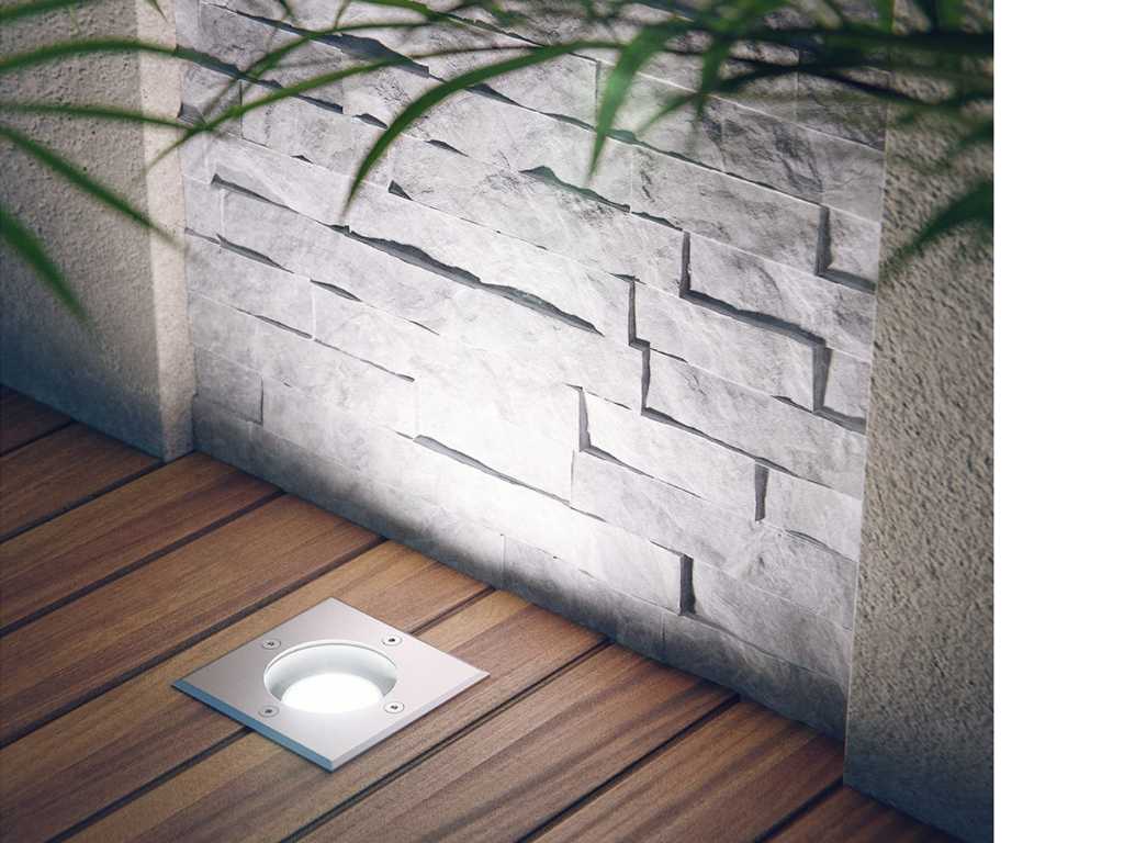 16 x GT Opal ground recessed spotlight square