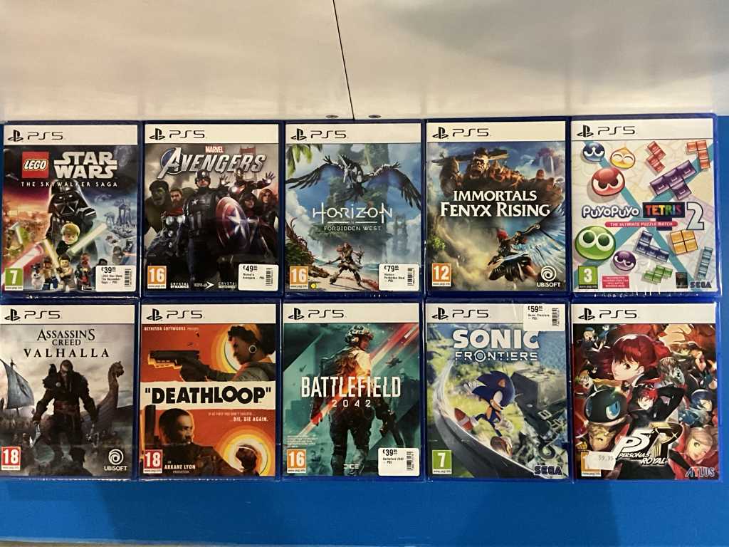 10x Miscellaneous PS5 Games (Collection A)