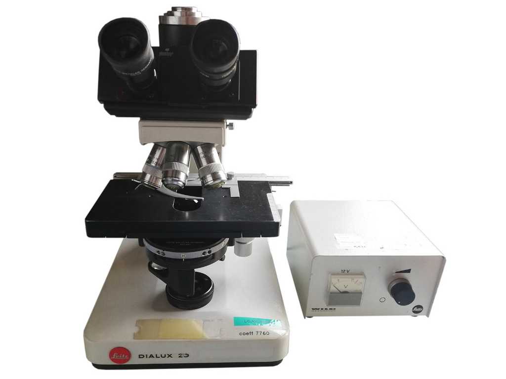 Leitz - DIALUX 20 - Microscope trinoculaire