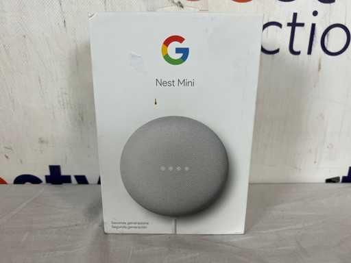 Google Home Mini Smart Speaker - Gesso (gesso/grigio chiaro)