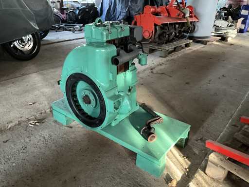 2 x Lister stationaire dieselmotor