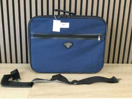 Laptopkoffer / Documententas met Schouderriem – Blauw