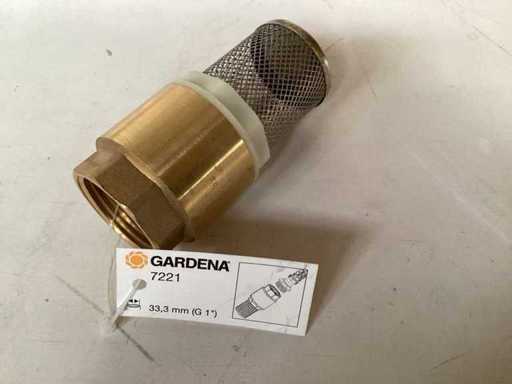 Gardena brass non-return valve 1" with suction basket (49x)