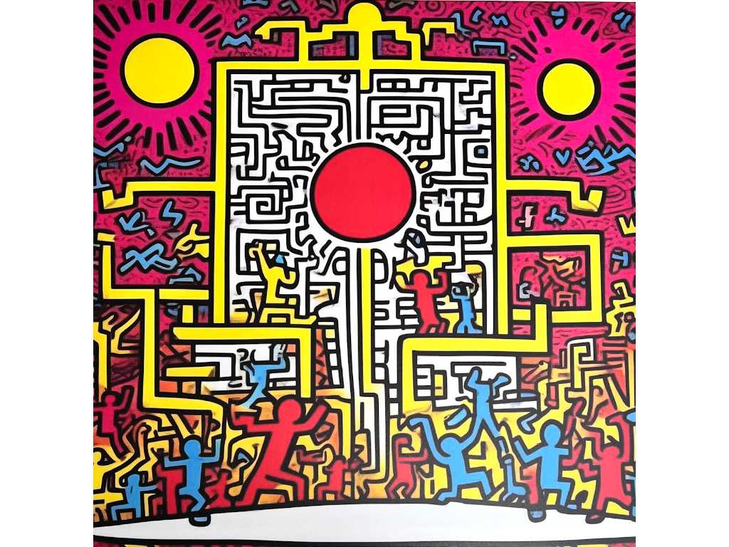 (à) Keith Haring