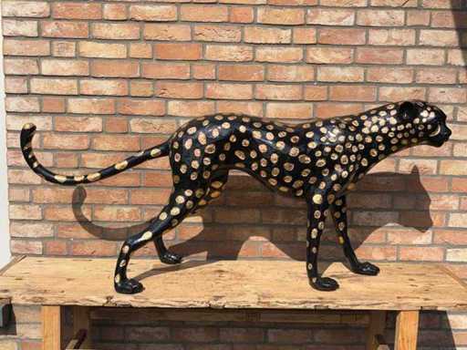 Bronze des laufenden Panthers, 140 cm breit