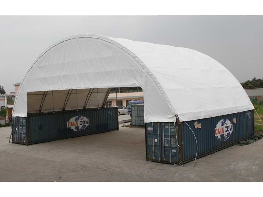2024 Groenlandia 18x12x4.5m Baldacchino per container/tenda container
