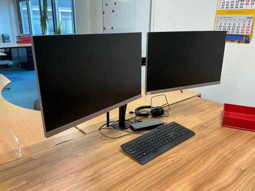 HP - HSA-B005DS - Docking station with screens