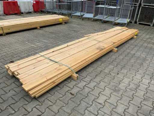 Étagère en épicéa 4800x120x28mm (25x)