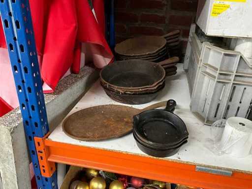 Gusseisenpfannen (16x)