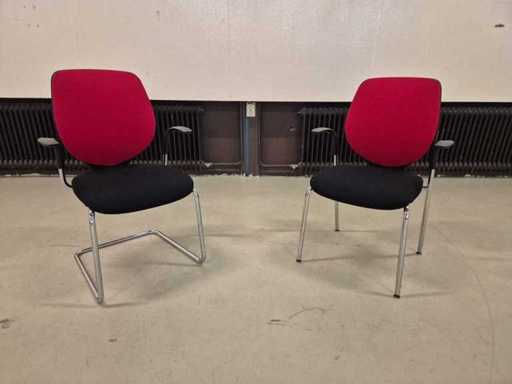 Giroflex - 353 - Scaune de birou - Fotoliu cu braț (2x)