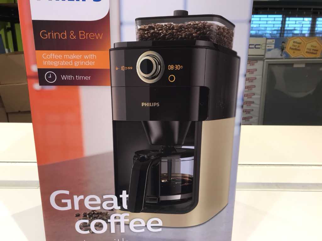 Grind & Brew Kaffeemaschine HD7768/90
