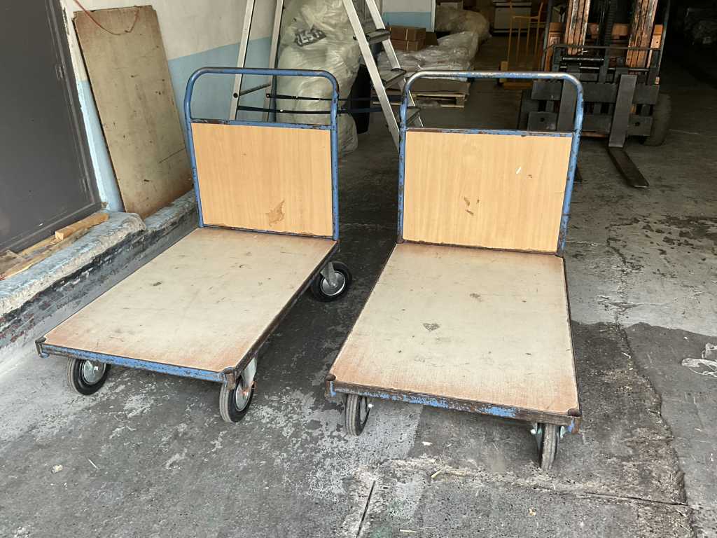 2 warehouse/transport trolleys FETRA