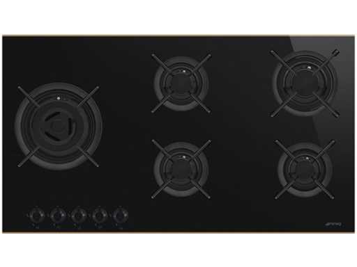 Smeg Dolce Stil Novo PV695LCNRDE kookplaat Zwart 