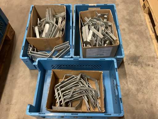 Batch of gutter brackets